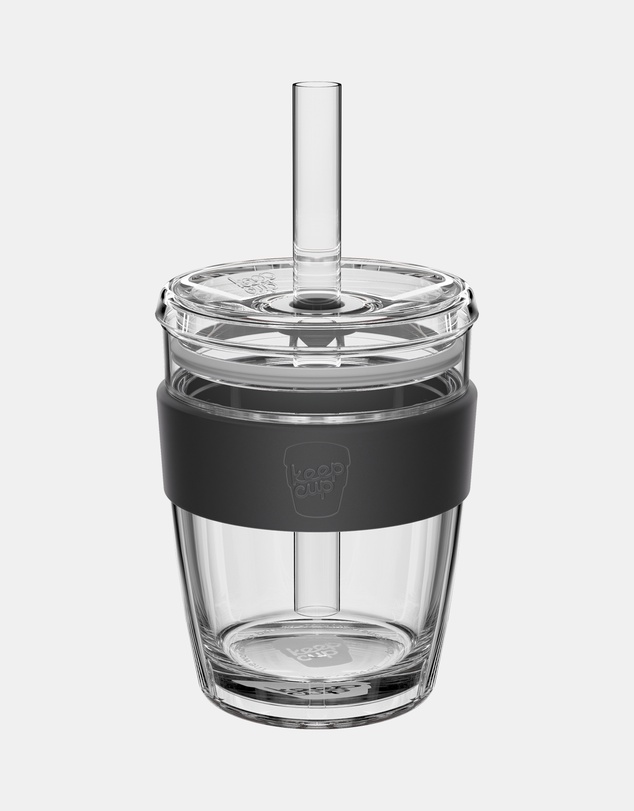 KeepCup - Longplay Cold Cup 12oz Reusable Coffee Cup with Boba Straw Lid