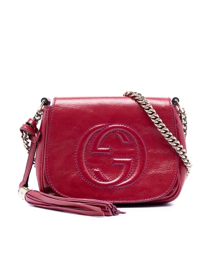 Pre-Loved by Azura Reborn - Pre-Loved Small Patent Soho Chain Flap Crossbody