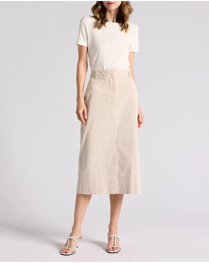 David Lawrence - Alberta Seersucker Skirt