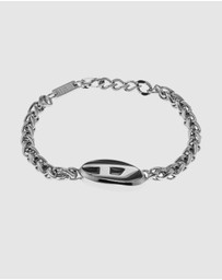 Diesel - Steel Silver Tone Bracelet