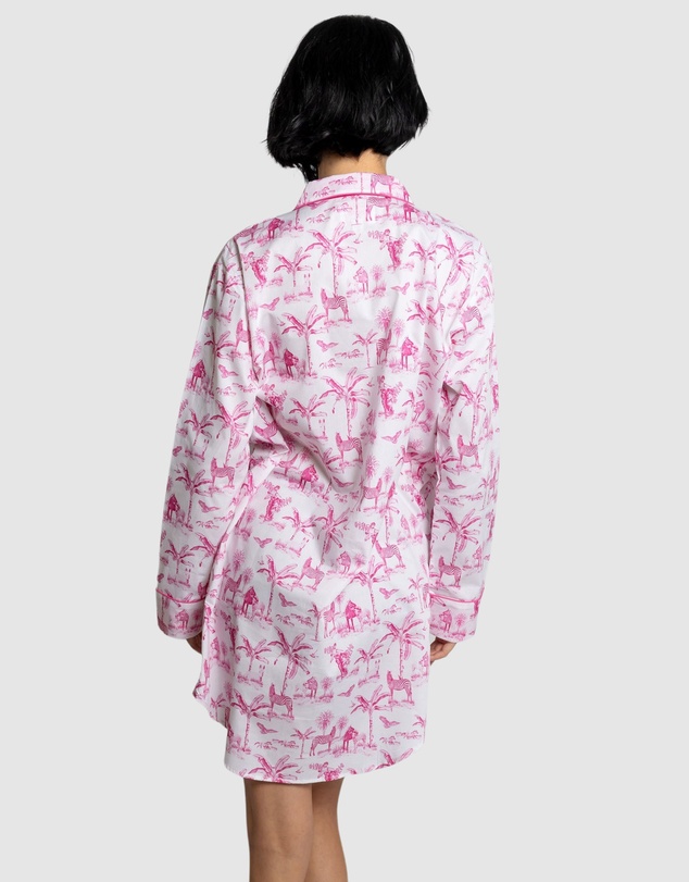 Sant And Abel - Women's Skydog Pink Night Shirt