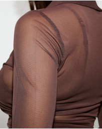 Dazie - Elara Mesh Shirt