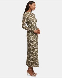 Forever New - Georgia Long Sleeves Mesh Midi Dress