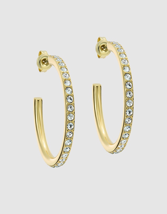 Ted Baker - CLANCI: Medium Crystal Hoop Earrings