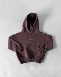 Tiny Trove - Sporty Puff Print Cotton Hoodie Tracksuit Set - Babies-Kids