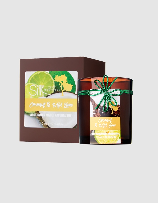 Silk Oil of Morocco - Coconut & Wild Lime Natural Soy Candle