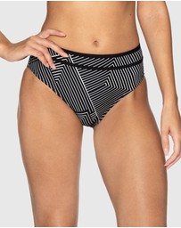 Nip Tuck Swim - Black Between The Lines Maevis Swim Pant