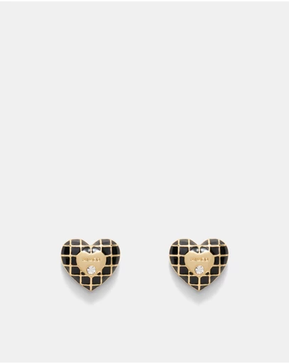 MIMCO - Dylan Heart Stud Earrings