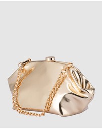 Olga Berg - Tally Metallic Clutch