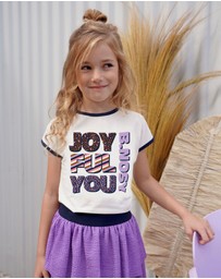 B.Nosy - Multicolour Artwork Tee - Kids-Teens