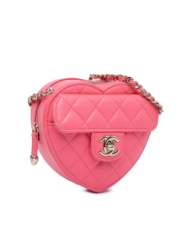 Pre-Loved by Azura Reborn - Pre-Loved Mini Lambskin CC in Love Heart Crossbody