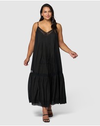 Sunday In The City - Elizabeth Embroidered Maxi Dress