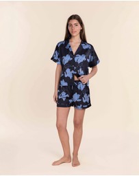 Gingerlilly - Freya Recycled Silky Satin Short Set