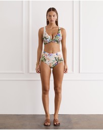 Aqua Blu Australia - Feuillage Penelope High Waist Pant