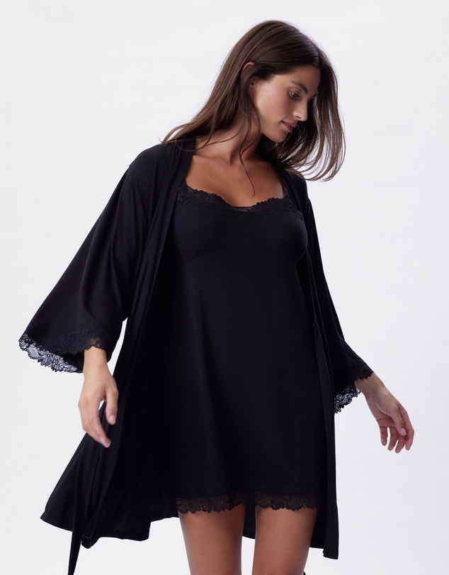Bras N Things - Selene Short Wrap - Black