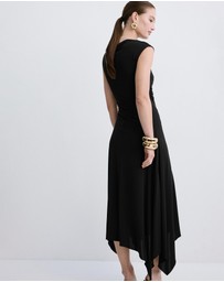 M.N.G - Asymmetrical Flared Dress