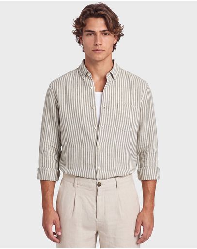 VETIVER GREEN STRIPE