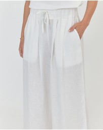 ALEXANDRA - Teri Pants White