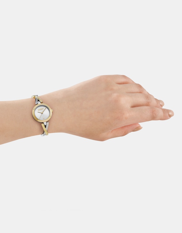 DKNY - Half Bangle Gold Two-Tone 26mm Womens Watch
