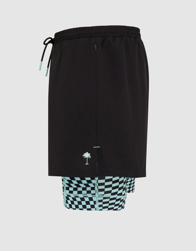 Boardies - Boardies Warped Check Active Compression Shorts