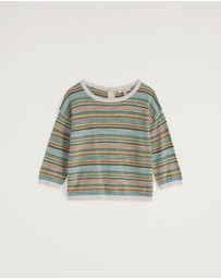 Seasalt - Seasalt Cornwall Yellow Knavock Striped Jumper