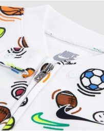 Nike - Sportball Allover Print Coveralls - Babies