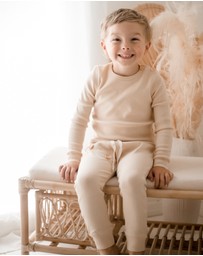 WITH LOVE FOR KIDS - Basics Thick Ribbed Pant - Babies - Kids