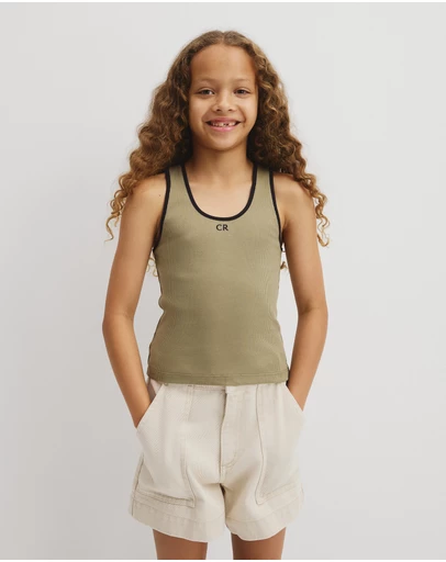 Country Road - Teen Sleeveless Rib Tank