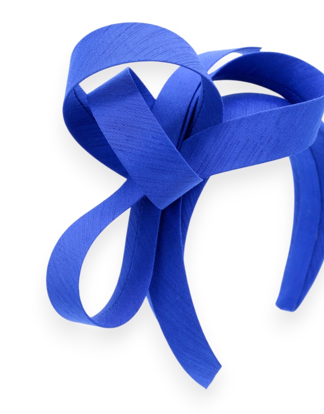 Morgan & Taylor - Mel Fascinator in Cobalt Blue
