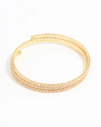 Lovisa - Gold Plated Cupchain Wrap Bracelet