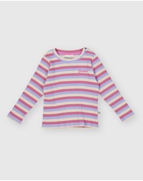 Goldie + Ace - Essential Stripe Rib Top - Babies-Kids