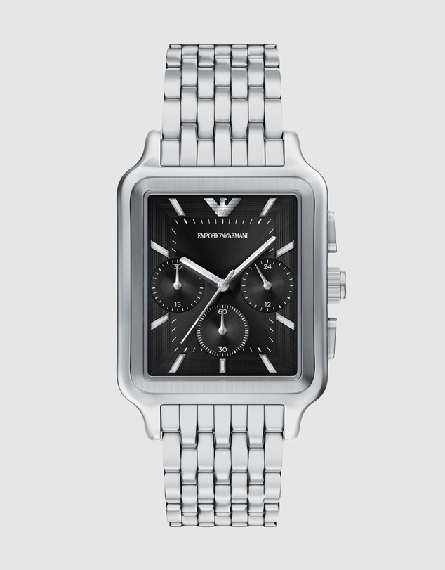 Emporio Armani - Silver Tone Chronograph Watch