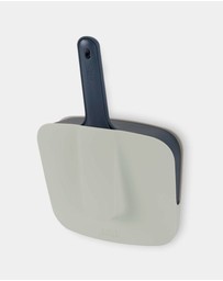 Joseph Joseph - CleanStore Wall-mounted Dustpan & Brush with Dust-shield Storage