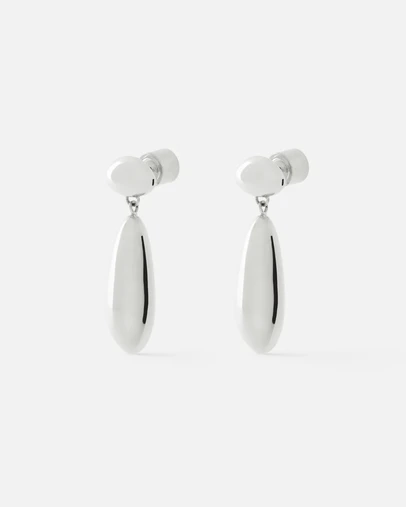 CENDRE - Monte Earrings Silver