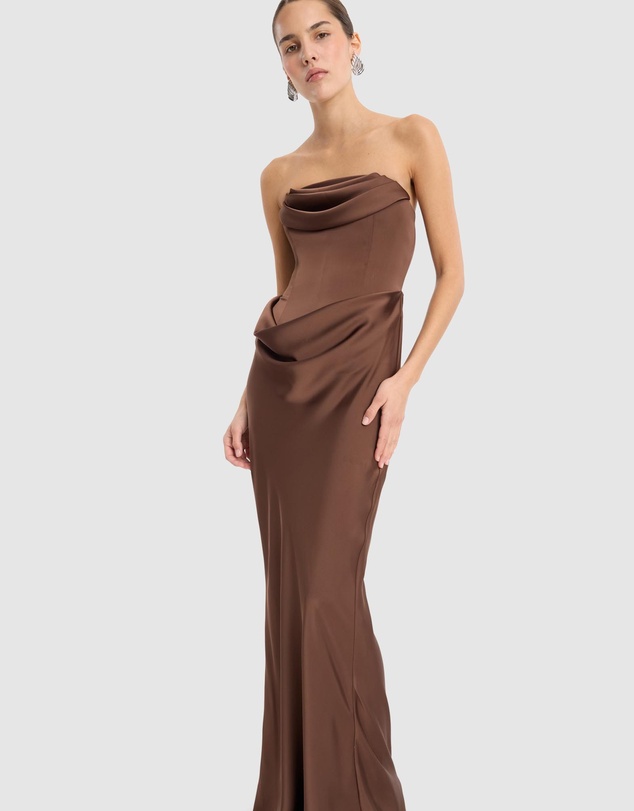 ROTATE - Corsage Long Dress