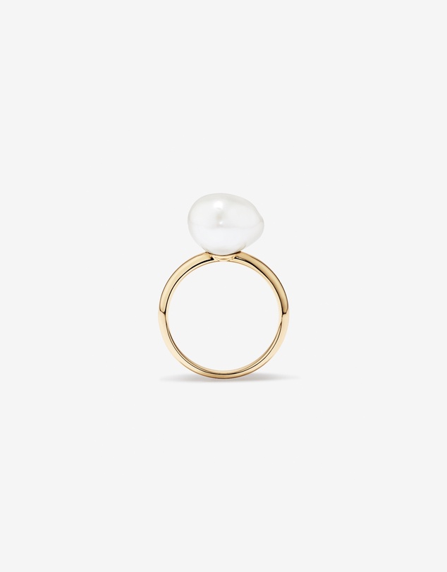 Michael Hill - Baroque Cultured Freshwater Pearl Ring in 10kt Yellow Gold