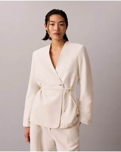 Calvin Klein - Heavy Textured Shine Blazer