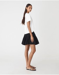 Forcast - Montana Tiered Mini Skirt