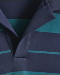 COS - Oversized Striped Cotton Rugby Shirt