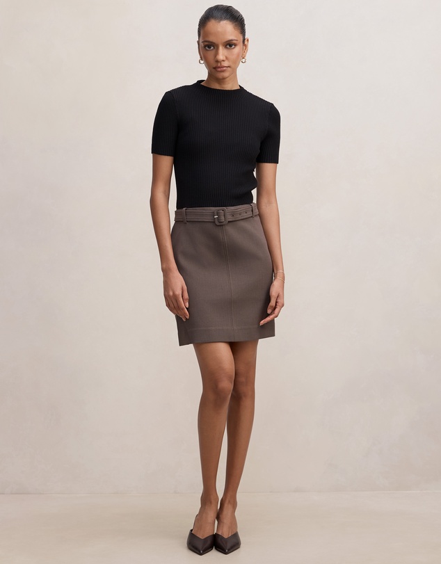 Forever New Petite - Maya Petite Woven Mixed Mini Dress