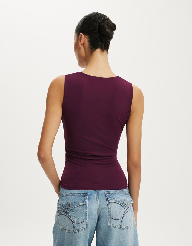 Cotton On - Hold Me Gathered V Tank