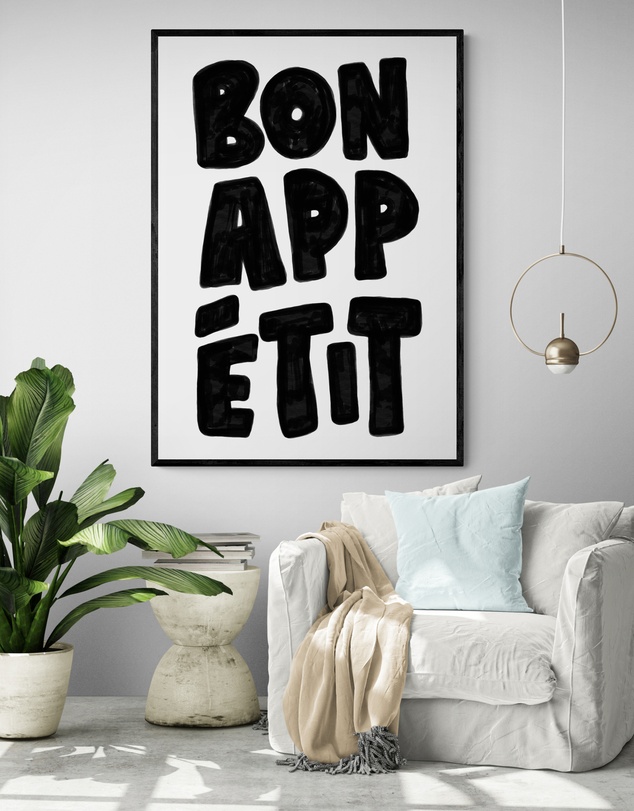 Inka Arthouse - Bon Appetit Art Print by Paige Byrne