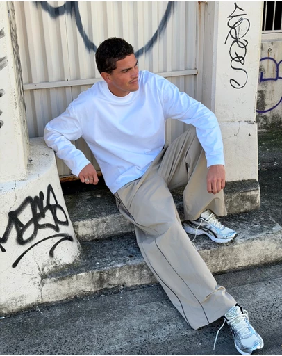 Zanerobe - Piping Track Pant Stone