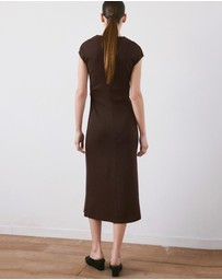 M.N.G - Midi-Dress With Draped Detail
