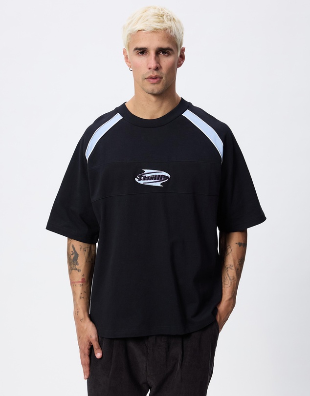 Thrills - Split Decisions Oversize Box Crop Panel Tee