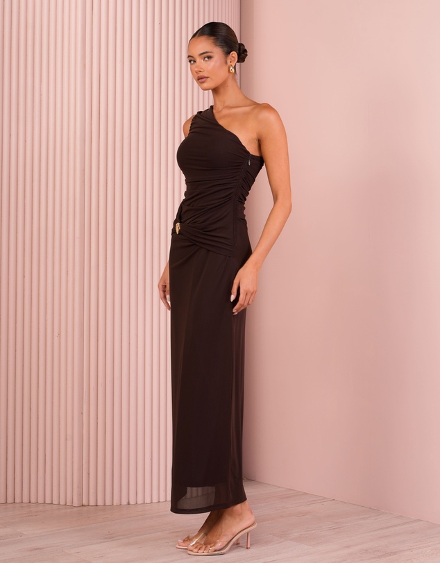 Azzurielle - Cheryll One Shoulder Maxi Dress
