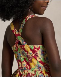 Polo Ralph Lauren - Lemon Floral Slub Cotton Dress - Kids