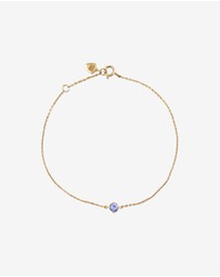 Michael Hill - Bracelet with Tanzanite in 10kt Yellow Gold