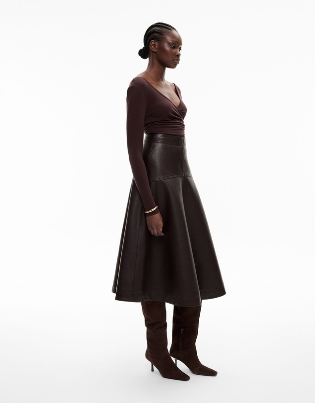 Witchery - Spliced Faux Leather Skirt