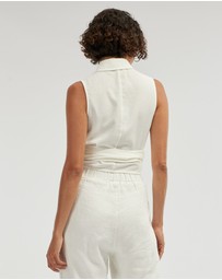 Amelius - Naomi Wrap Crop Shirt